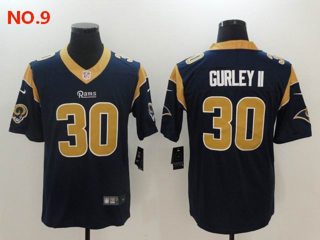 Men's Los Angeles Rams #30 Todd Gurley Jesey NO.9;